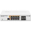 MikroTik Switch router cloud MikroTik CRS112-8P-4S-IN, 8x GbE PoE/PoE+, 4xSFP, L5, 2x PSU (budget PoE 65 + 75 W)