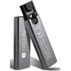 Techly I-CASE USB31C-NVME2, telaio SSD, M.2, M.2, PCI Express, SATA, 10 Gbit/s, connettività USB, nero