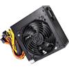 ADJ Alimentatore ATX 650W 210-00650 4x SATA 1x PATA 20+4 PIN PCI-E 6PIN Ventola 12cm Nero