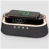 Prodotti Bulk Cassa Bluetooth CM-001BE Lampada RGB 15W Orologio Radio Beige