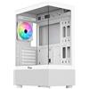 ITEK SHOWBUI 33W Case PC Gaming ATX Bianco Vetro Temperato Ventola ARGB 12cm USB 3.0