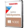 Toshiba Disco rigido interno Toshiba N300 22 TB 7200 RPM 512 MB 3,5" Serial ATA III