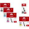Canon Original PGI-580XL PGBK + CLI-581XL Cartucce per stampanti 5-Pack - BK/C/M/Y/BK