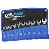 maman US PRO 2202 - Set di 10 chiavi combinate metriche tozze da 10 mm a 19 mm