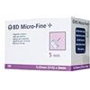 Bd Micro-fine Ago Per Penna Da Insulina Bd Microfine 31 Gauge 5 Mm 100 Pezzi Bd Micro-fine