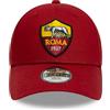 AS Roma Cotton 9FORTY Kids - Crest Red
