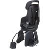 BOBIKE 8012400012 - Seggiolino posteriore GO MAXI per bici con ruote da 26" a 29" con ancoraggio al telaio a colori Urban Nero