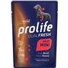 Prolife Cane Dual Fresh Adulto Mini Manzo, Oca & Riso Busta 100 Gr
