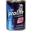 Prolife Cane Sensitive Puppy Medium&Large Agnello & Riso Lattina 400 Gr