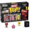 Funko Bitty Pop! Five Nights At Freddy's (FNAF) - Foxy 4PK - Foxy, Cupcake, Chica E una Mini Figura Misteriosa a Sorpresa - 0.9 Inch (2.2 Cm) da Collezione - Idea Regalo - Cake Topper