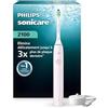 Philips Sonicare Serie 2100 - Spazzolino da denti elettrico sonico, elimina 3 x più piastre, sensore di pressione, SmarTimer & QuadPacer, Blu cobalto (HX4021/04) (rosa chiaro)
