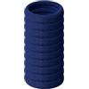 Specora - Elastico per capelli Classic senza cuciture blu - Confezione da 10 - 4 cm - Senza cuciture, elastico e delicato sui capelli