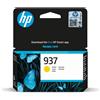 HP Cartuccia Originale (4S6W4NE, 937) HP OfficeJet Pro 9110b All-in-One (0,8K) GIALLO