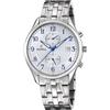Festina Orologio Uomo Acciaio 316L Argento - Cronografo Quarzo, Data, Vetro Minerale - F6854/A Timeless Chronograph
