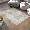 tectake® Tappeto Salotto, 120 x 170 cm, Tappeto Pelo Corto Salotto Vintage Design Elegante, Fantasia Astratta A Pelo Corto, Lavabile in Lavatrice, Ideale per Sala da Pranzo, Camera da Letto e Studio
