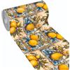 emmevi Tappeto Cucina Gomma Pvc Stampato Alta Risoluzione HD Antimacchia Antiscivolo 51x120 Limoni Vintage