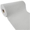 DecoMeister Tappetino da Bagno in Morbida Schiuma 400x65 cm - Tappeto Corsia e Passatoia Gomma Antiscivolo Multiuso per Corridoio e Bordo Piscina, PVC Traspirante - Grigio