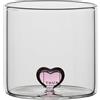 THUN - Set 2 bicchierini con cuore - vetro - Collezione Bomboniera - Ø 6 cm - 6.2 cm h