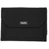 KNITPRO Coal Custodia, Senza grovigli, per Ferri da Maglia circolari, Pelle scamosci, Nero, 22.5 x 18 x 2cm