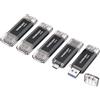 Vansuny Confezione da 5 chiavette USB C da 128 GB, 2 in 1, OTG USB 3.0+USB C, con portachiavi, chiavetta per foto, per smartphone Android, computer, MacBook, tablet, PC
