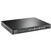 TP-Link Switch gestito Gigabit L2 a 28 porte JetStream con PoE + a 24 porte, supporta 24 porte Gigabit PoE+ e 4 slot SFP Gigabit, budget 384W, montaggio a rack (TL-SG3428MP)