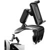 Hikaka Supporto per telefono cellulare multifunzionale per cruscotto dell'auto, staffa speciale per console centrale universale per strumenti, supporto per telefono per specchietto retrovisore