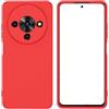 Generico Custodia Compatibile con ZTE Blade A76 5G Z2469N schermo display lcd 6.75 BACK COVER case soft GEL SILICONE protezione flessibile ANTIURTO antigraffio SLIM matte MORBIDA TPU (Rosso)