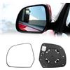 Altsbaos 1PCS Compatibile con Nissan Micra K13 Specchietto 2010-2016,Specchio Retrovisore Riscaldato Compatibile con Dacia Duster 2010-2013 Vetro Specchio Lodgy/Dokker 2012-2021（Sinistro)