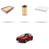 HOFFCAR Kit tagliando 3 filtri compatibile con Opel Corsa E (X15) 1.6 opc 152kw Dal 2015