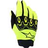 Alpinestars Full Bore V2 Guanti da motocross per ragazzi, nero giallo, S