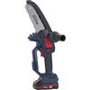 Güde GAK 18-201-05.1 - Sega da potatura a batteria agli ioni di litio da 18 Volt, motore brushless, lunghezza di taglio 15 cm, velocità massima della catena 8 m/s, sistema di serraggio rapido della