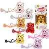 Coccolotti - Oh My Gold,1 Orsetto Casuale tra 7 Versioni Disponibili,Funzione Registrazione e Portachiavi, Colore Effetto Metal, Animali Interattivi Giocattolo, Giochi Bambini 3 Anni +