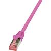 LogiLink Cavo patch LogiLink, Cat. 6, S/FTP, 1,5 m, rosa