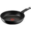 Lagostina 010271040126, tegame rotondo, universale, nero, titanio, alluminio, indicatore termico