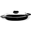 Risoli Tegame Induction 32 Cm Con Coperchio Alluminio Pressofuso Antiaderente Titanium 2 Manici