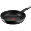 Lagostina 010271040128, tegame rotondo, universale, nero, titanio, alluminio, indicatore termico