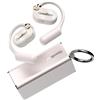 OneOdio Cuffie OneOdio "OpenRock X", Open-Ear, utilizzo smartphone, Bluetooth 5.3, resistente all'acqua, multi-pairing, 4 microfoni, noise canceling, bianco
