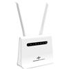 DiProgress Router Wi-Fi 4G Portatile 300Mbit/s con SIM e Batteria - Bianco