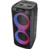 Zen Devices Altoparlante portatile Bluetooth Zen Rings Potente da 600W, batteria da 7H, luci LED RGB. Grande altoparlante con ingresso TWS, Aux in, USB, microfono e microfono wireless, con radio FM e alta potenza.
