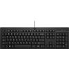 HP Tastiera con cavo HP 125, full size, cavo, USB, tasti a membrana, nera