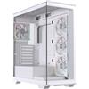 Einarex EXCS-PR-700R-W, Midi Tower, PC, Bianco, ATX, Micro ATX, Mini-ITX, Acciaio, Vetro temperato, Gaming