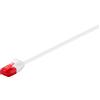 Goobay 10x Goobay 93712 Cavo patch CAT 6 slim, U/UTP, bianco, 20 m - conduttore in rame (CU)