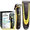 GA.MA GCS547, nero, giallo, rettangolo, 1 mm, 2,4 cm, testa, barba