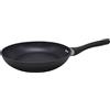Pinti Padella Antiaderente Ø 28 cm K-black Eco-Tech - Rivestimento senza - Compatibile con Tutti i Piani Cottura, Incluso Induzione - Italy - Ideale per Porzioni Medie e Cotture Veloci