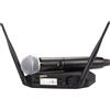 Shure GLXD24+E/B58-Z4 Sistema microfonico wireless dual band mic palmare BETA58