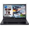 Acer Nitro V15 Pc Gaming Notebook Gaming Cpu Intel Core 7 240H 32GB RAM DDR5 SSD