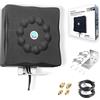 Maswell Antenna Esterna 4G/5G 2X2 MIMO Fino a 7.5 dBi 600-8000MHz Polarizzazione