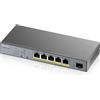 Zyxel Switch 6X GE GS1350-6HP PoE Lungo Raggio 60W 802.3BT