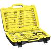 Stanley - FatMax STANLEY FATMAX set 49 pz chiavi a bussola attacco misto 1/4 e 1/2 - con chiavi combinate