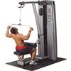 Body-Solid Lat Machine e Rematore Seduto Body-Solid Pro ClubLine DLAT-SF